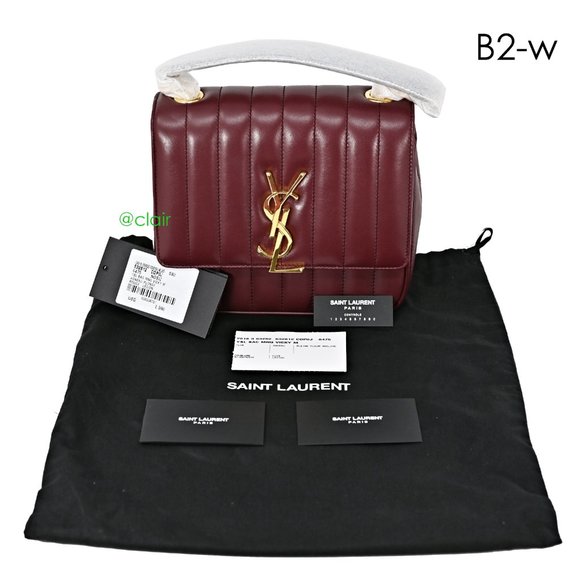 Saint Laurent Medium Vicky Matelassé Leather Bag - Picture 6 of 9